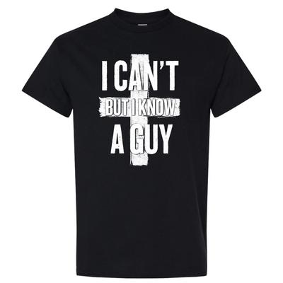 Ich kann nicht, aber ich kenne einen Typen Jesus Christlicher Glaube Kreuz Vintage T-Shirt Tee Ostern