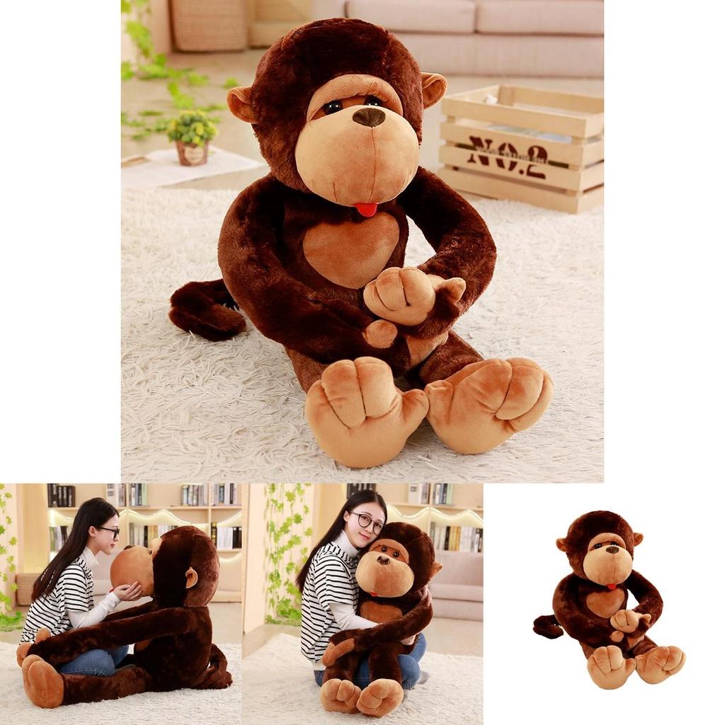 Giant Long Arm Gorilla Plush Toy Soft Stuffed Monkey Doll Kids Gift Perfect For Hugging And Room Decoration