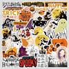 50 Nordic Style Halloween Series Graffiti Stickers Stationery Stickers Water Cup Computer Waterproof Decorative Stickers