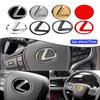 For Lexus ES240 ES250 ES350 IS250 IS300 RX270 GS NX300 RX300 RX350 RX400H 64/77mm Steering Wheel Emblem Cover Sticker Car Badge