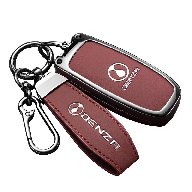 Customized Denza D9 N7N8 Key Cover with Metal Buckle and Protective Shell