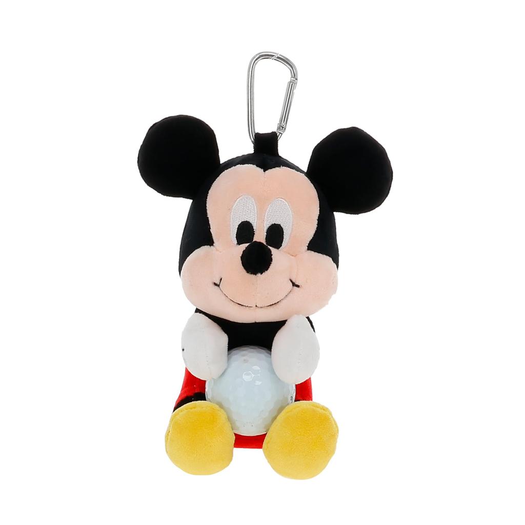 Marushin Golf Pouch 2405000000 01 Mickey Mouse, approximately 14cm H x 7cm W x 6cm D (excluding decorative parts)