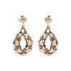 Luxenter Earrings with Multi-colored Crystal 18k Gold Finish - Liodas