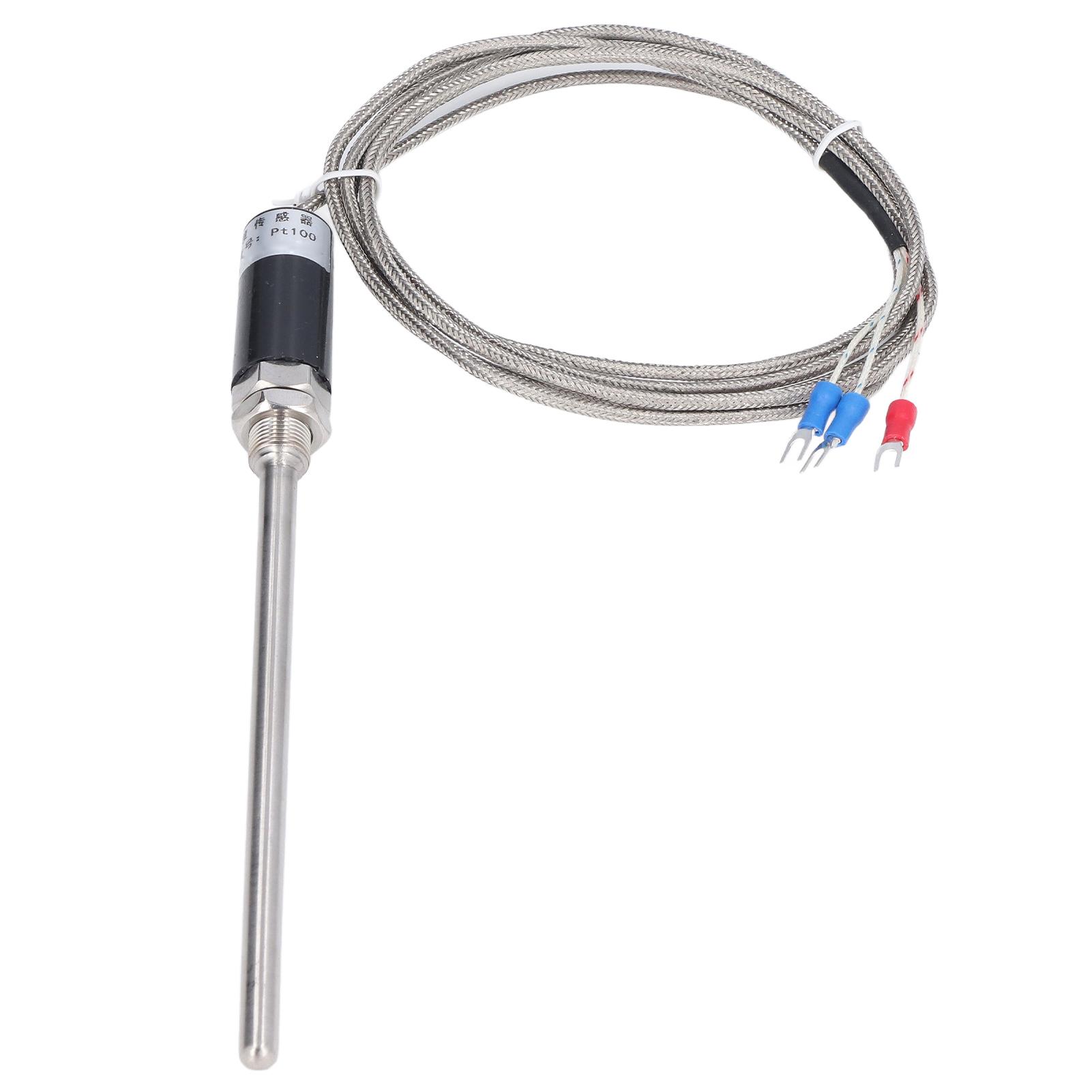

Датчик температуры водонепроницаемый термистор Pt100 температурный зонд для измерения WZPT10