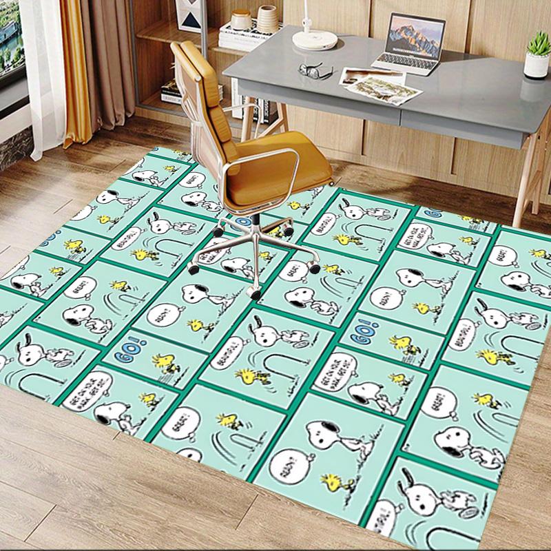 1pc Snoopys Comic Adventure Carpet for Playroom Bedroom Living Room Sofa Home Decor,kids Game Area Rug Non-slip Floor Mat Y7307