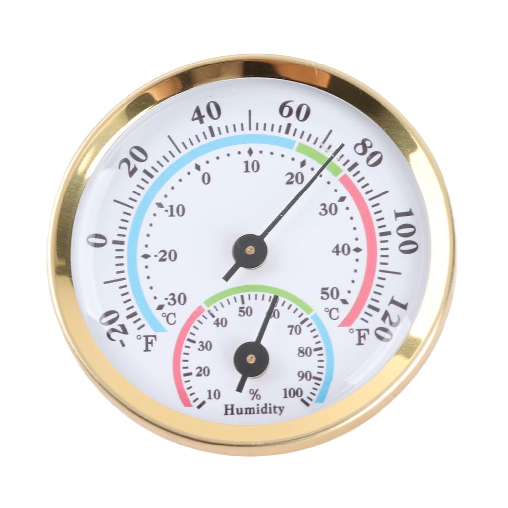 Mini Pointer Type Thermometer Hygrometer Indoor Temperature Humidity Meter Gauge