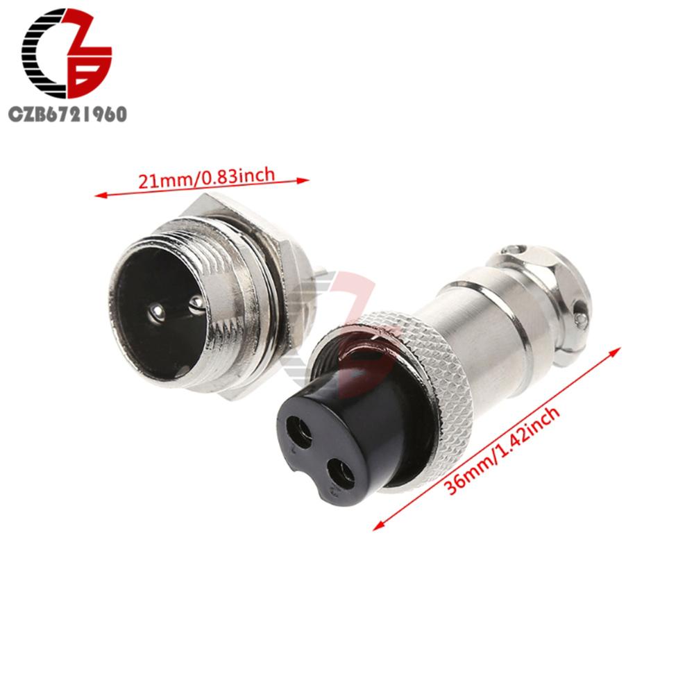 1Pair GX12 GX16 GX20 2/3/4/5/6/7/8/9/10/12/14/15Pin 16mm Male Female Aviation Connector Screw Plug Panel Mount Circular Socket
