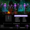 Xiaomi 2PC/Set Halloween Outdoor Solar Garden Lights Waterproof 3D Horror Bat Skeleton Purple Orange Stake Lights House Party Decor