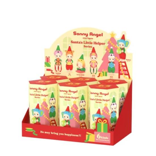 

Dreams Sonny Angel mini figure Little Helper Series assorted box of 6 SAS65993 Santa s (6 pics)