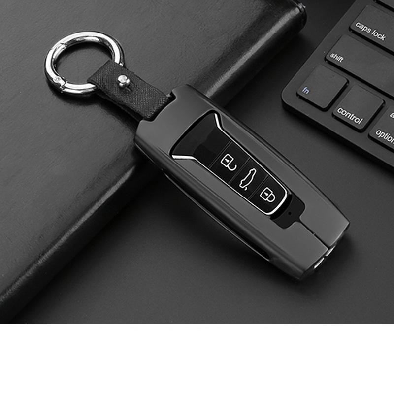 Interior Mouldings Zinc Alloy Car Remote Key Fob Case Cover for Volkswagen Touareg Fob Key Shell Protector