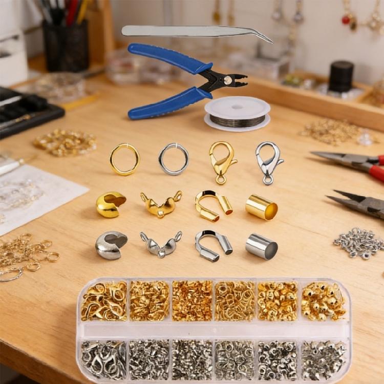 36 Piece Metal Bead Spacer Set In 6 Colors Bracelet Alignment Beads Positioning Beads For Multi Layer Jewelry Designs