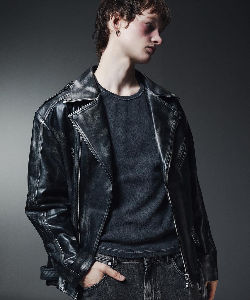 Lmn3011 4D Rider Jacket - Dusty Black