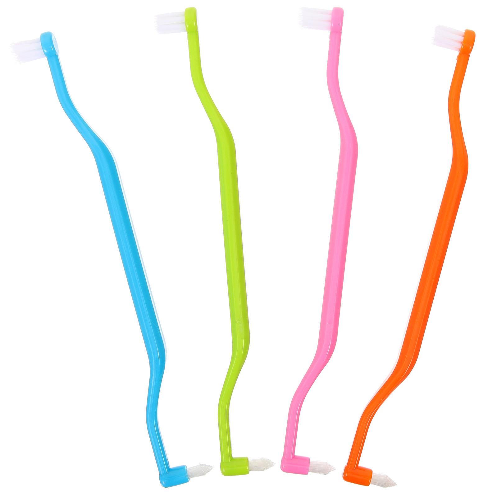 

4 шт. двухсторонние двухсторонние зубные щетки GumEnd Tuft Brush Brushs Бытовые конические ручные межзубные компактные повседневные износостойкие