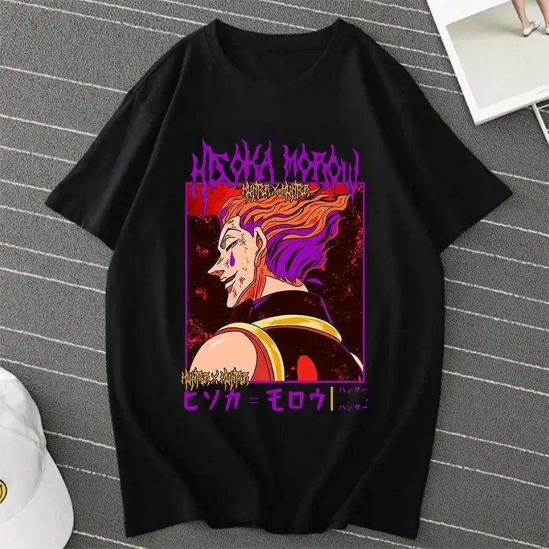 25Anime Hunter X Hunter Killua Zoldyck T Shirt Men Women Casual Fashion Harajuku Short Sleeve Crew Neck Plus Size Unisex T Shirt