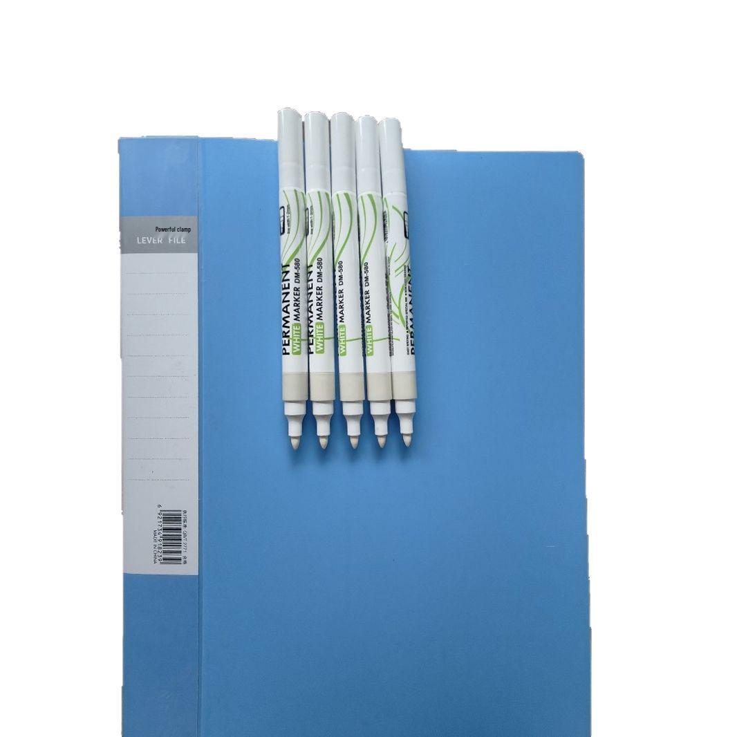 Broad Tip White Waterproof Marker - Oil & Water-Based