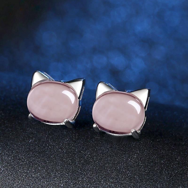 Cute Meow Cat Ears Earrings  Stud Earrings for Women