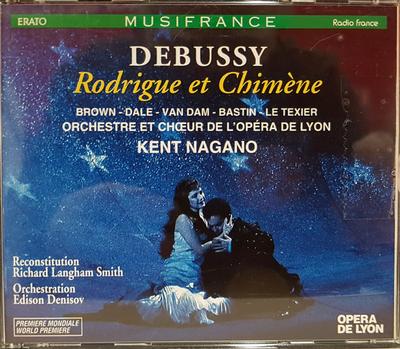 CD CLAUDE DEBUSSY, KENT NAGANO, LYON O - Debussy: Rodrigue et Chimene  4509985082 Erato 1995 Francja Klasyczna Używana
