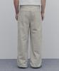 ANDAGAIN Cotton Wide Patch Pocket Pants (Light Beige)