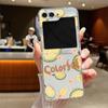 For Samsung Galaxy Z Flip 7 6 5 4 3 Case Cherry Watermelon Fruits Hard Clear Folding Cover For Samsung Z Flip6 Flip5 Flip4 Flip7