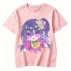 Anime Manga 3d Printing T-shirt Cute Y2k Street Wear Short-sleeved T-shirt Top Clothing