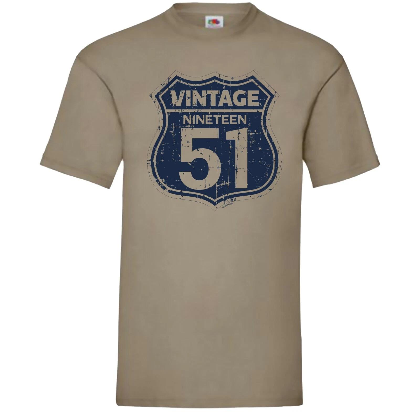 Vintage 1951 T-Shirt Birthday Gift L