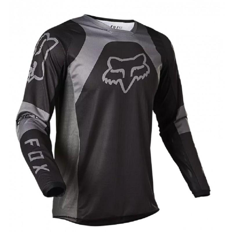 Mens Quick-Dry Long Sleeve Cycling Jersey Mountain Bike Downhill Shirt UV Protection Sport Top