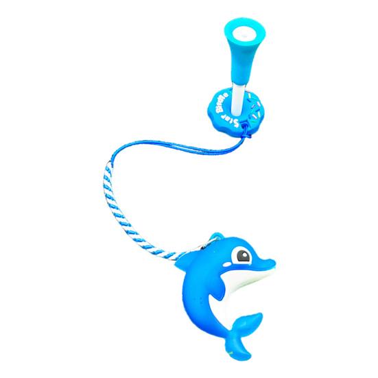 Big Head Golf Tee And Anti Lost Golf Tee Hanger Set Plastic Cartoon Dolphin Golf Tee Ring with Strap for Men Women Golf Enthusiasts
