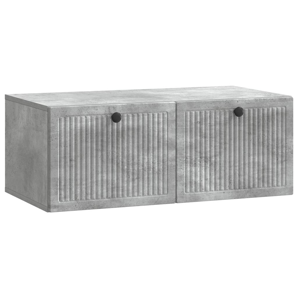 Wall Mounted TV Cabinet Concrete Grey 78.5 x 41 x 30 cm