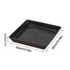 Platos para Macetas para Plantas 2 Piezas Plato de Goteo Cuadrado para Macetas Plato Profundo de Drenaje para Plantas para Casa Jardín Patio Invernadero