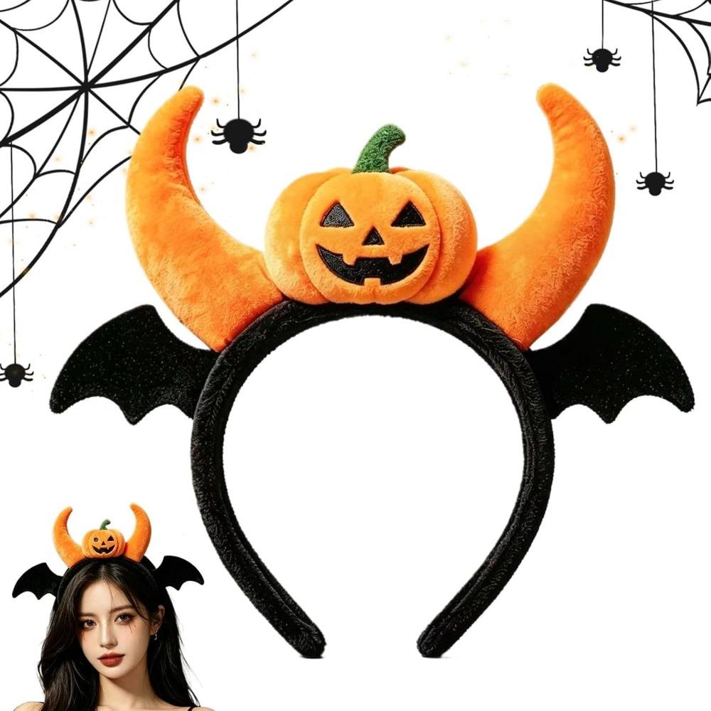 Dress Up Bat Wing Headbands Spooky Pumpkin Hair Hoop Cute Halloween Headband  Photo Props