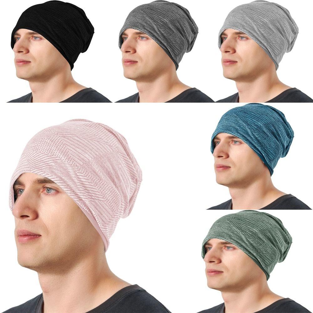 

Ice Silk Mesh Hat Skullies Beanies Hip Hop Cap Stacking Hat Cycling Running Hoodie Cold Hat Summer
