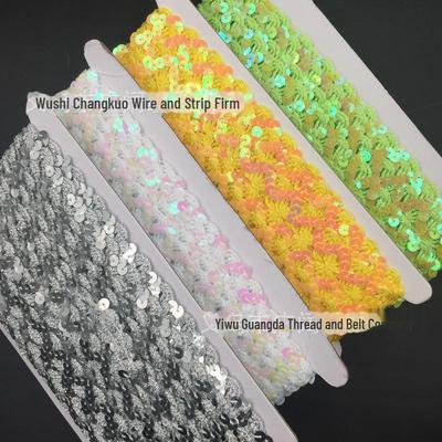Wave Sequin Bead Belt for Performance Clothing