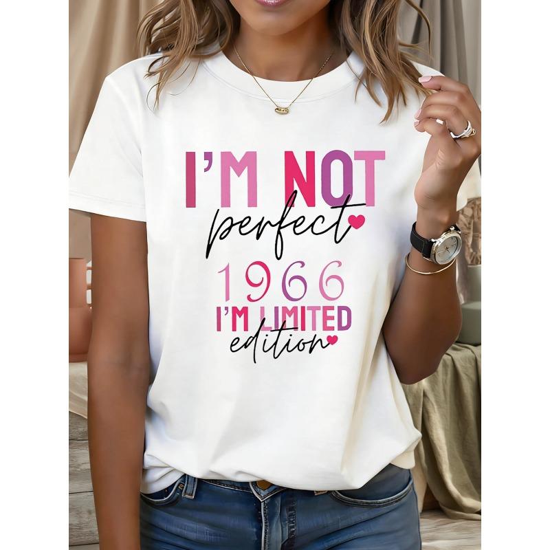 

Graphic Print Women s T-shirt, Short Sleeve Crew Neck Casual Top for Summer & Spring, Women s Clothing S белый