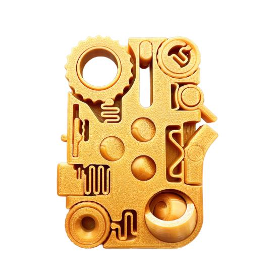 12-In-1 Stress Relief Toy Pocket Size Portable 3D Printed Rotatable Gear Fidget Spinner Decompression Activities Board Educational Toy