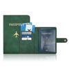 1Pc ID Card Holder Travel Passport Cover Leather Multiple Card Slots Passport Holder Unisex Travel Organizer