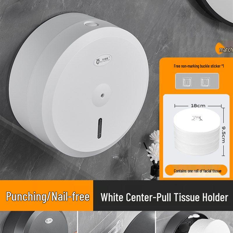 Large Waterproof Wall-Mounted Paper-Saving Tissue Box for Hotels