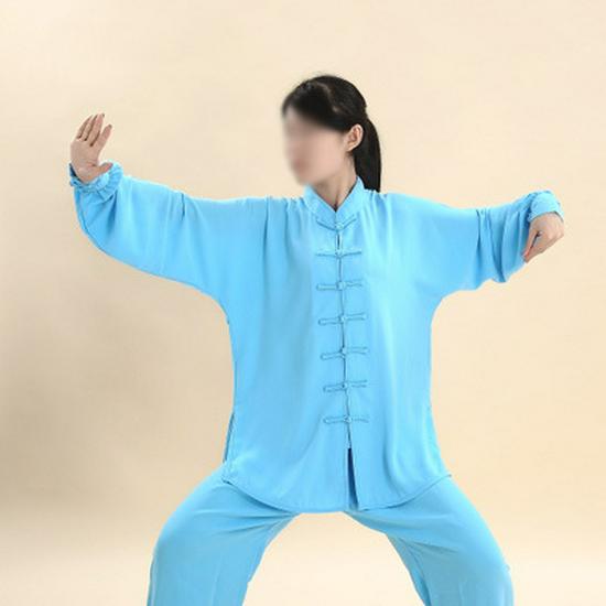 Wiosenno-letni bawełniano-jedwabny strój do Tai Chi - Odzież do ćwiczeń i występów dla mężczyzn i kobiet