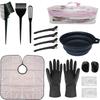 Hair Bleach Coloring Kit - Professional Hair Dye Brush, Comb, Hair Color Bowl, Agitator, Cape, Hairclips Hair Highlighting Tools
