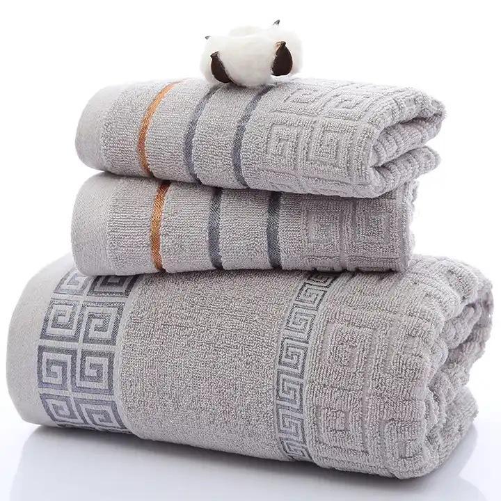 

Great Wall grid towel, business pure cotton towel bath towel set, cotton towel Towel 35 * 75 сірий колір