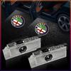 2 buc/Set Embleme Ușă Mașină Lampă Proiector HD Wireless Lumină LED de Bun Venit Pentru Alfa Romeo 146 147 155 156 159 Stelvio Giulia Giulietta Mito GT