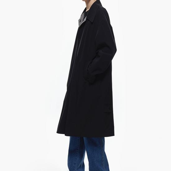 Giosongi Reversible Balmacan Trench Coat ZG2TC202BK