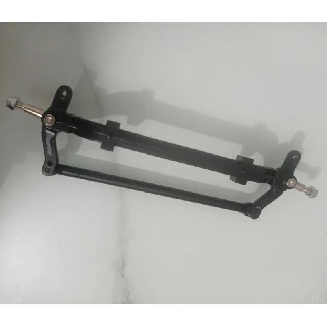 Metal Front Axle with Steering Link for 1/14 Tamiya Tractor Truck RC Car Parts