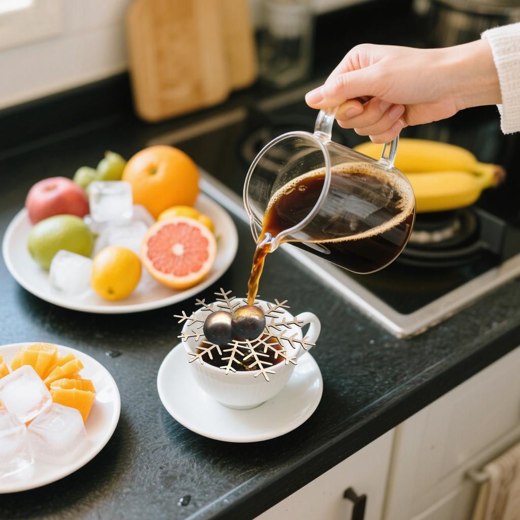 2x Stainless Steel Balls 1x Stainless Steel Snowflake Set, Whiskey Vodka Stone Metal Cubes, Instant Drip Coffee Chilled Stone Beer Wine Cooler B