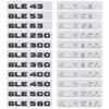 3D GLE43 53 63 GLE250 300 320 350 400 GLE450 500 580 Buchstabe Autoaufkleber für Mercedes Benz GLE Klasse Umbau Heckklappe Kofferraum Label