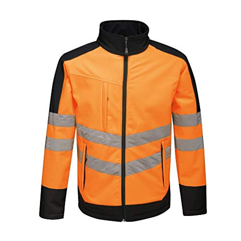 Regatta Professional Unisex Adult Hi-Vis Reflective Soft Shell Jacket
