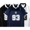 American Retro Sports Jersey Short-sleeved Fans European and American Street Tide Brand Loose Fan Version