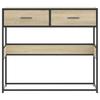 Vidaxl Console Table, Sonoma Oak, 90X35X80 Cm