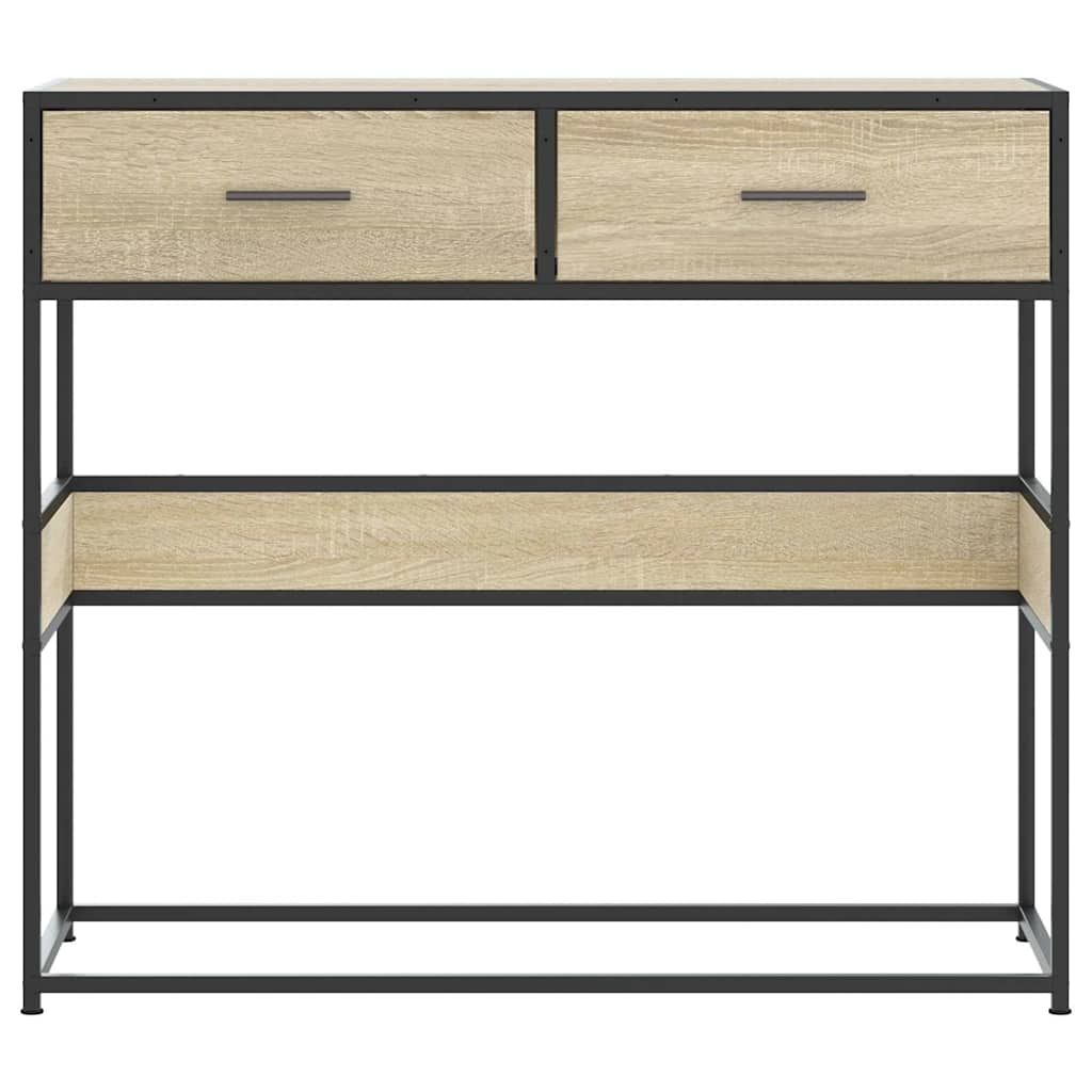Vidaxl Console Table, Sonoma Oak, 90X35X80 Cm