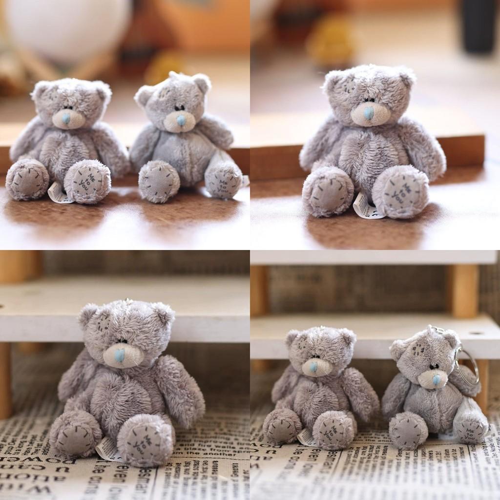 Cute Bear Plush Keychain With Super Soft Short Plush For Bag Decor And Gift