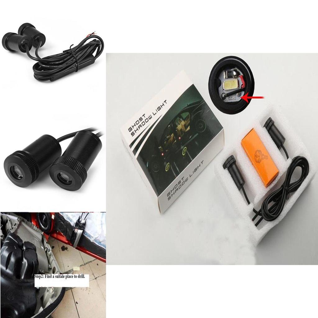 2 Stück Logo Auto Tür Willkommenslicht Auto LED Laserprojektor für Lichter